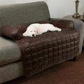 Petmaker Petmaker 80-PET6052 35 x 35 in. Furniture Protector Pet Cover with Shredded Foam Filled 3-Sided Bolster Soft Plush Fabric; Brown 80-PET6052